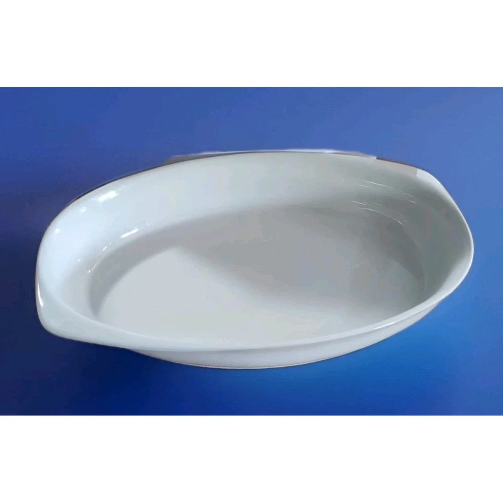 15 Inch Pozzani Cookware‎ Serving Dish White Ceramic